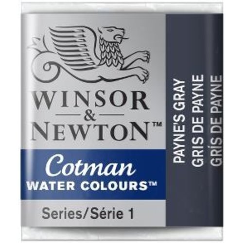 Cotman W&N Cotman Aquarelverf Half Napje Paynes Gray