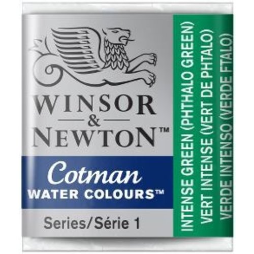 Winsor & Newton W&N Cotman Aquarelverf Half Napje Intense Green