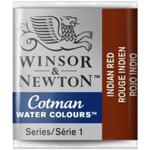 Winsor & Newton W&N Cotman Aquarelverf Half Napje Indian Red