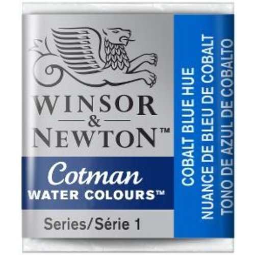Winsor & Newton W&N Cotman Aquarelverf Half Napje Cobalt Blue Hue