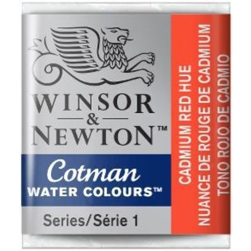 Winsor & Newton W&N Cotman Aquarelverf Half Napje Cadmium Red Hue