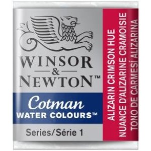 Winsor & Newton W&N Cotman Aquarelverf Half Napje  Aliz Crimson Hue