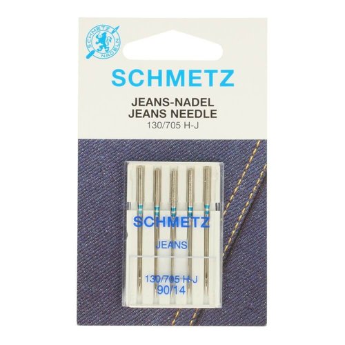 Schmetz Schmetz Jeans machinenaald 5 stuks 90-14