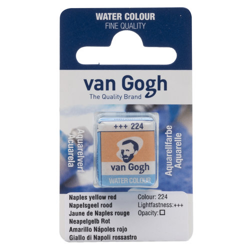 van Gogh Van Gogh Aquarelverf half napje Napelsgeel Rood 224