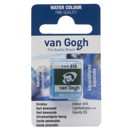 van Gogh Van Gogh Aquarelverf half napje Viridian Groen 616