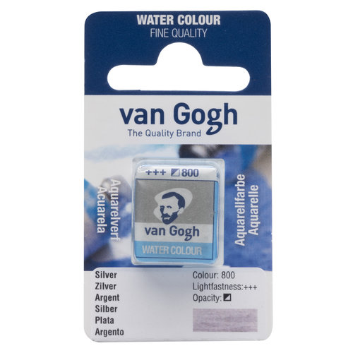 van Gogh Van Gogh Aquarelverf half napje Zilver 800