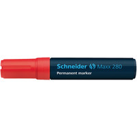 marker Schneider Maxx 280 permanent beitelpunt rood