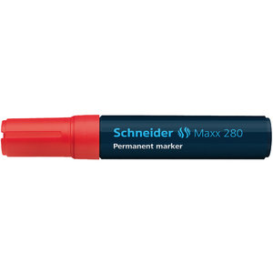 Schneider marker Schneider Maxx 280 permanent beitelpunt rood