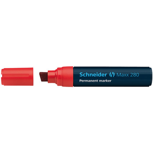Schneider marker Schneider Maxx 280 permanent beitelpunt rood