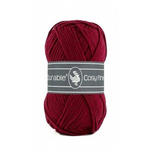 Durable Durable Cosy Fine 50 gram  Bordeaux 222 Durable Durable Cosy Fine 50 gram  Bordeaux 222