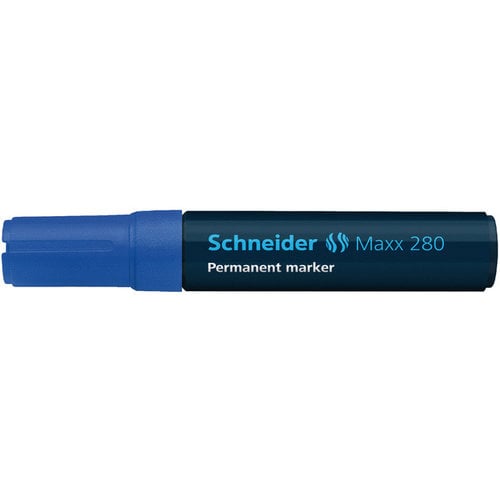 Schneider Marker Schneider Maxx 280 permanent beitelpunt blauw