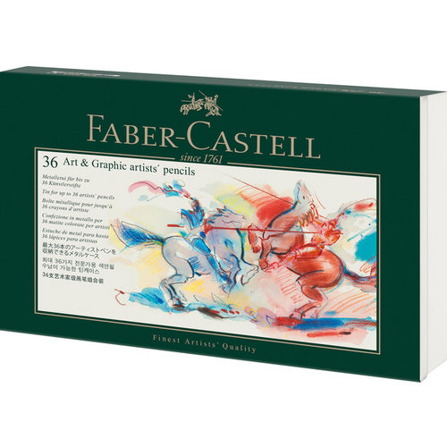 Faber Castell Luxe Bewaarblik Faber-Castell geschikt voor 36 potloden