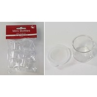 Mini potjes met afsluitdop 6 stuks