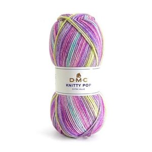 DMC DMC Knitty Pop 50 gram nr 481 Paars Geel Roze