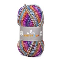 DMC Knitty Pop 50 gram nr 477 Roze Blauw Groen