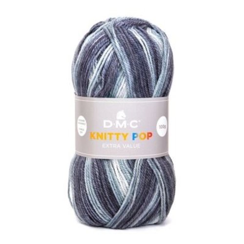 DMC DMC Knitty Pop 50 gram nr 476 Grijs Blauw