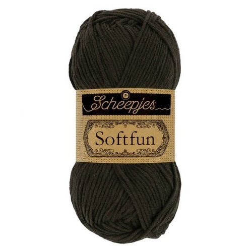 Scheepjeswol Scheepjes Softfun 50 gram - 2628 Charcoal