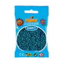 Hama mini strijkkralen 2000 st Petrol Blue nr 83