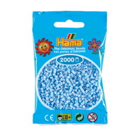 Hama mini strijkkralen 2000 st Pastel Ice Blue nr 97