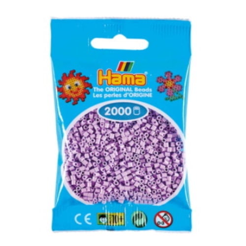 Hama Hama mini strijkkralen 2000 st Paars Pastel nr 96