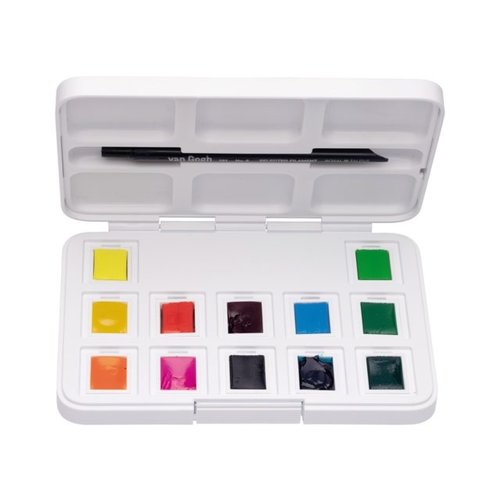 van Gogh Van Gogh Aquarelverf Pocketbox 12 Napjes Heldere Kleuren