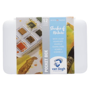 van Gogh Van Gogh Aquarelverf Pocketbox 12 Napjes Natuurtinten