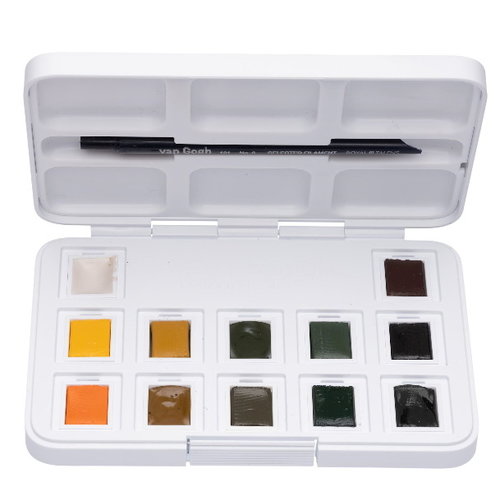 van Gogh Van Gogh Aquarelverf Pocketbox 12 Napjes Natuurtinten