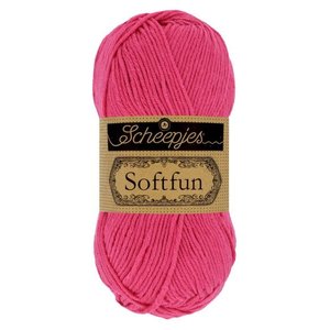 Scheepjeswol Scheepjes Softfun 50 gram - 2495 Hot Pink