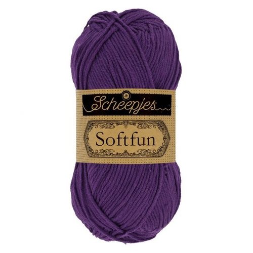 Scheepjeswol Scheepjes Softfun 50 gram - 2515 Deep Violet