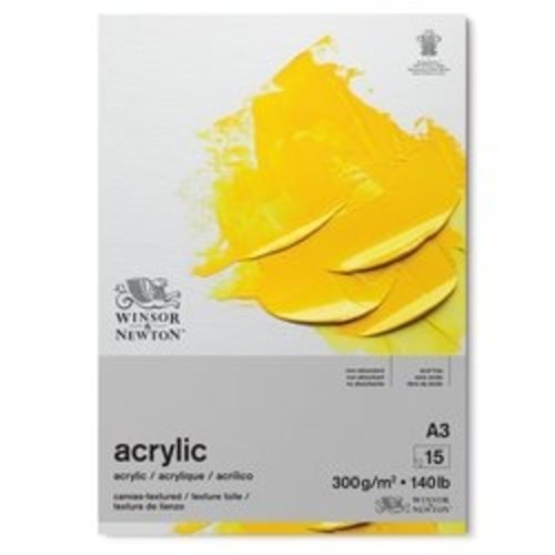 Galeria Winsor & Newton Galeria Acrylblok 1-zijdig gelijmd 15 vel 300gr A3