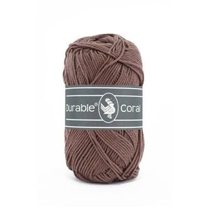 Durable Durable Coral Katoen 50 gram Chocolate 2229