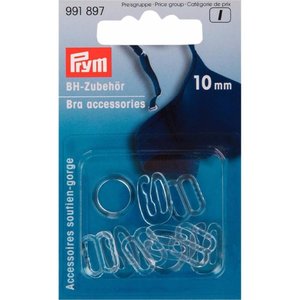 Prym BH-Accessoires 10mm Transparant 10 stuks
