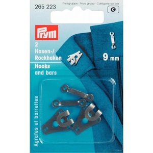 Prym Broek-En Rokhaken 9Mm Zwart 2 stuks