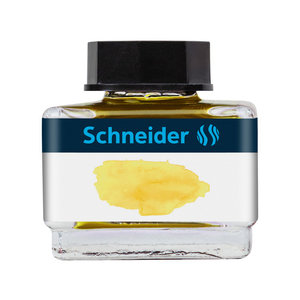 Schneider Inktpotje Schneider 15ml Lemon Cake zowel vulpen als rollerball