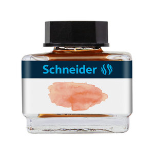 Schneider Inktpotje Schneider 15ml Abrikoos zowel vulpen als rollerball