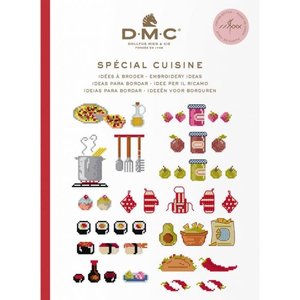 DMC DMC Borduurpatronen Mini Boekje Keuken DMC DMC Borduurpatronen Mini Boekje Keuken
