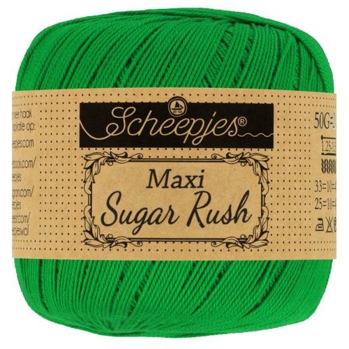 Scheepjeswol Maxi Sugar Rush 50 gram 606 Grass Green