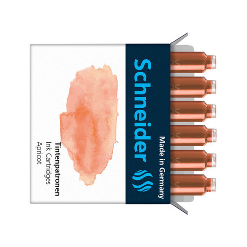 Schneider Inktpatronen Schneider pastel cognac doos 6 stuks