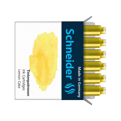 Schneider Inktpatronen Schneider pastel Lemon Cake doos 6 stuks