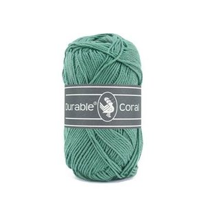 Durable Durable Coral Katoen 50 gram Vintage green 2134 Durable Durable Coral Katoen 50 gram Vintage green 2134