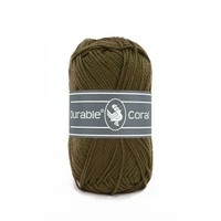 Durable Coral Katoen 50 gram Dark olive 2149