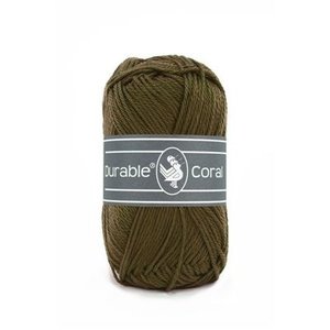 Durable Durable Coral Katoen 50 gram Dark olive 2149 Durable Durable Coral Katoen 50 gram Dark olive 2149