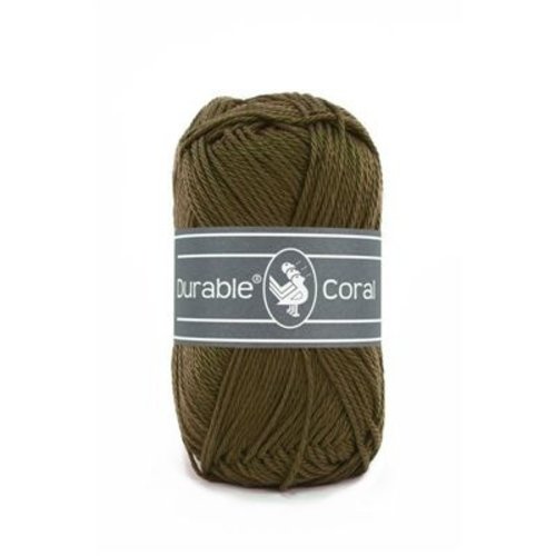 Durable Durable Coral Katoen 50 gram Dark olive 2149