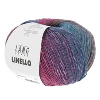 Lang Yarns Linello 100 gram nr 10 Blauw Roze