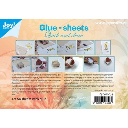 Joy! Crafts Lijmvellen A4 - Snel en Schoon 4vl 6500/0035 Micro Dots