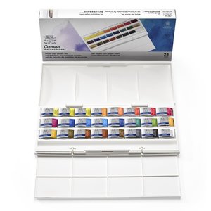 Winsor & Newton Winsor & Newton Cotman Aquarelverf Studio Set 24 hele napjes