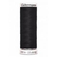 Gutermann Naaigaren 200 meter Zwart 000