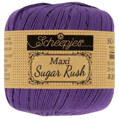 Scheepjeswol Maxi Sugar Rush 50 gram 521 Deep Violet