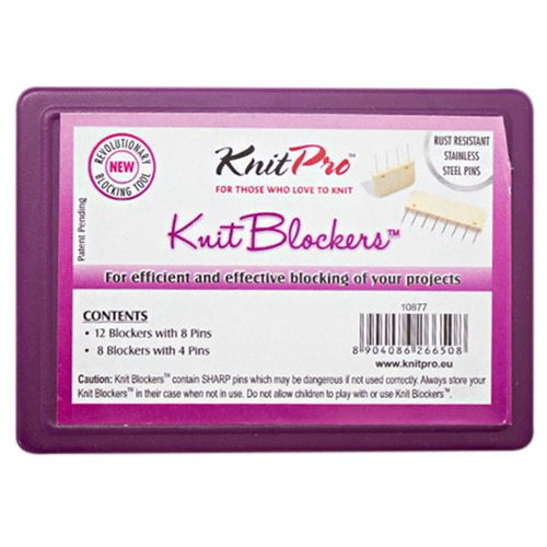 Knitpro Knitpro Knitblockers doosje wit 20 stuks