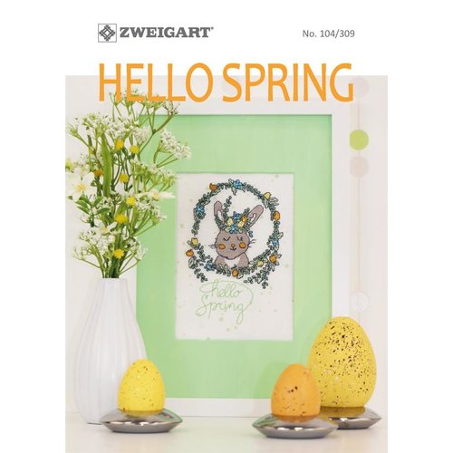 Zweigart Zweigart Borduurpatronen boekje Hello Spring 104-309